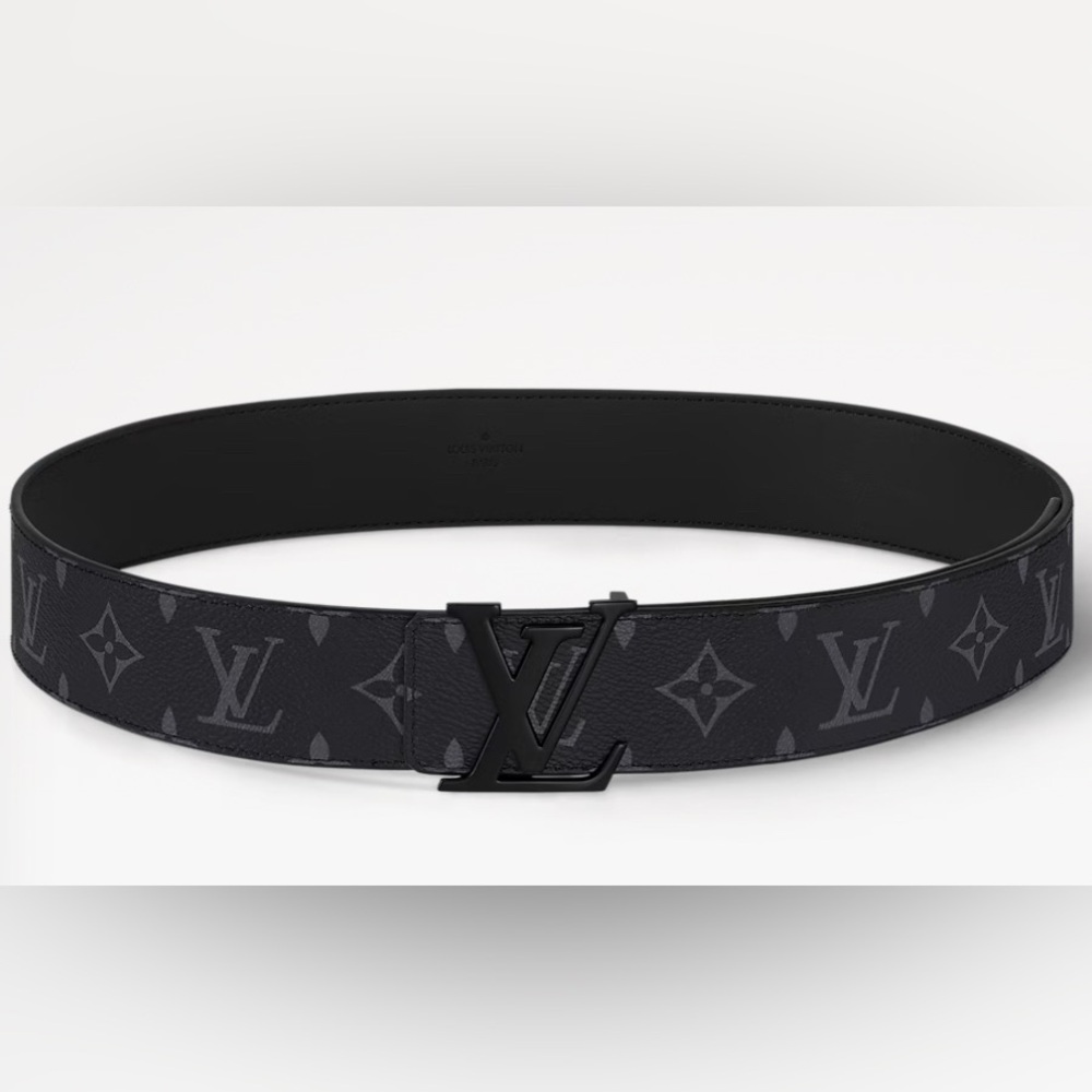 Louis Vuitton Dark Gray Monogram Belt